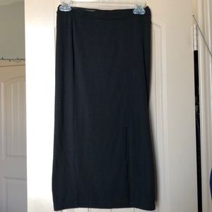 Fishnet Waist, Slit Skirt